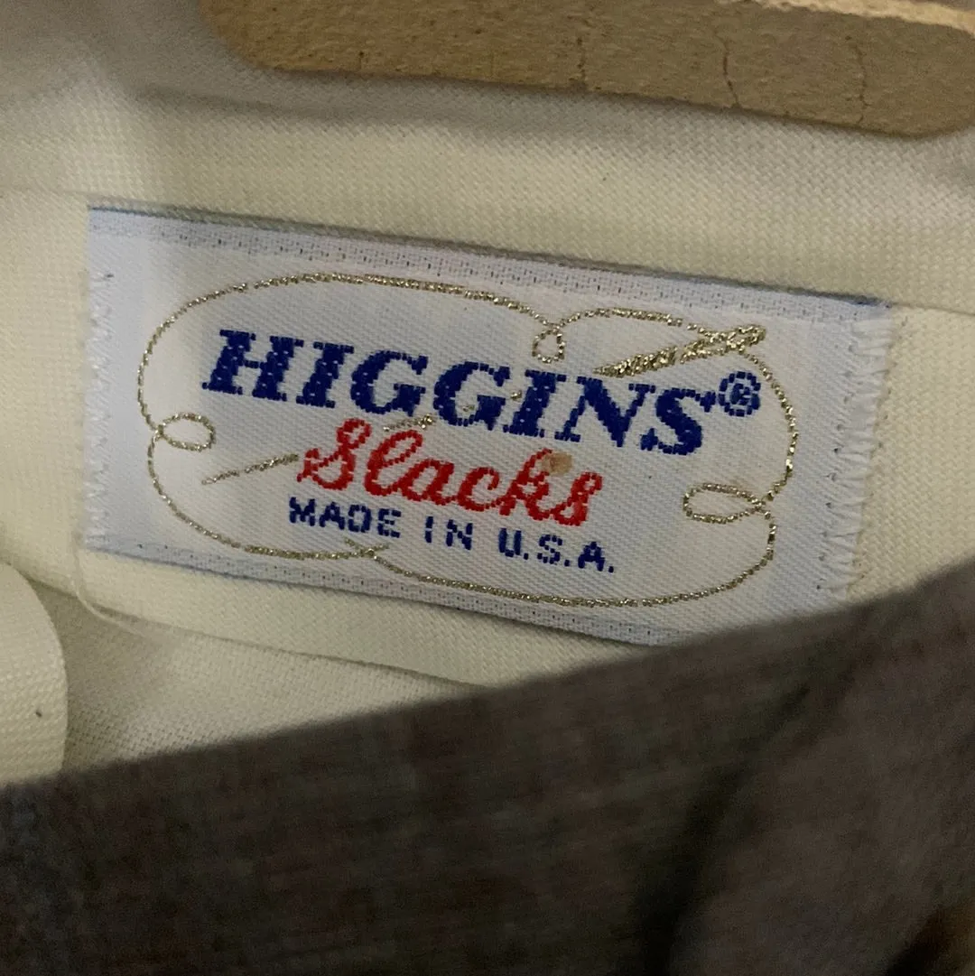 80's Higgins Slacks - 33” x 28”