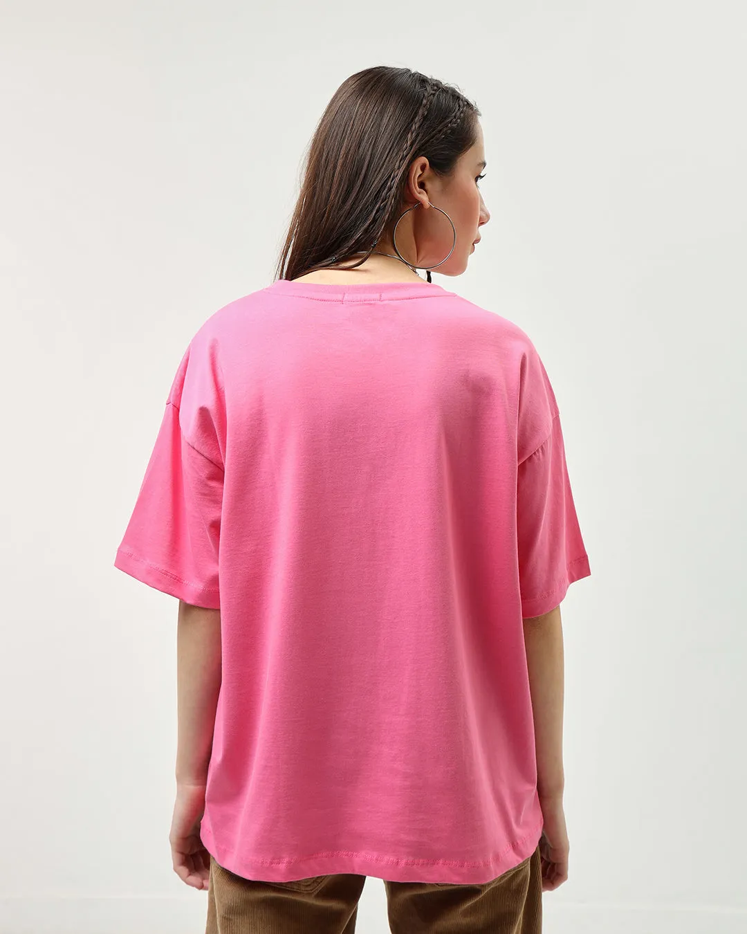 BlackTree Pink Oversized Dresses