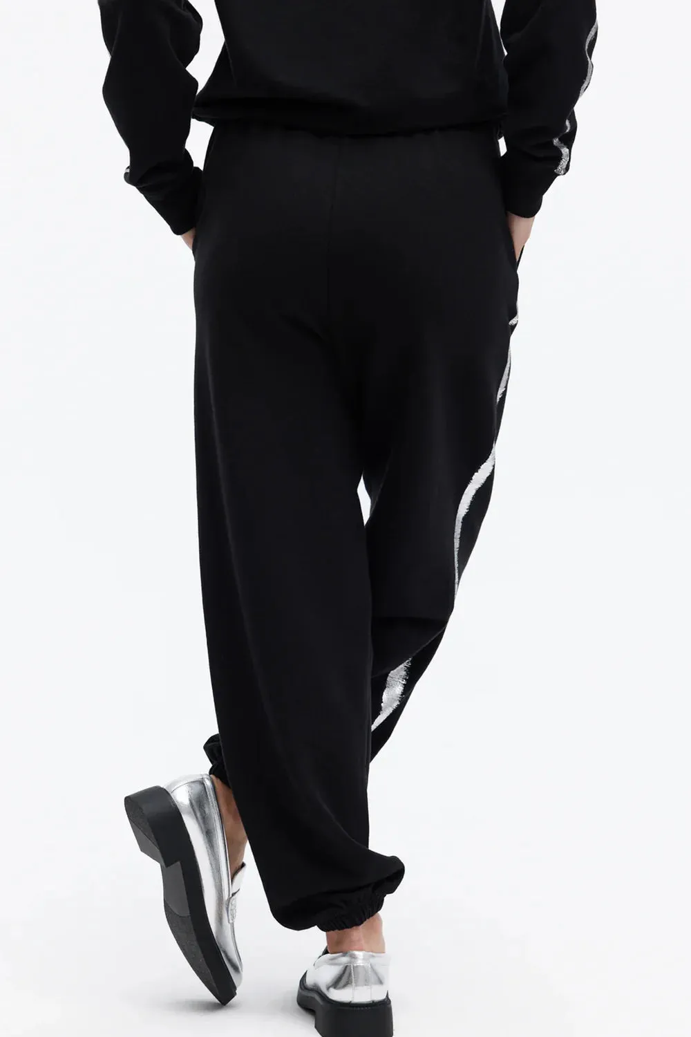 Chanel Metallic Tipped Sweatpants