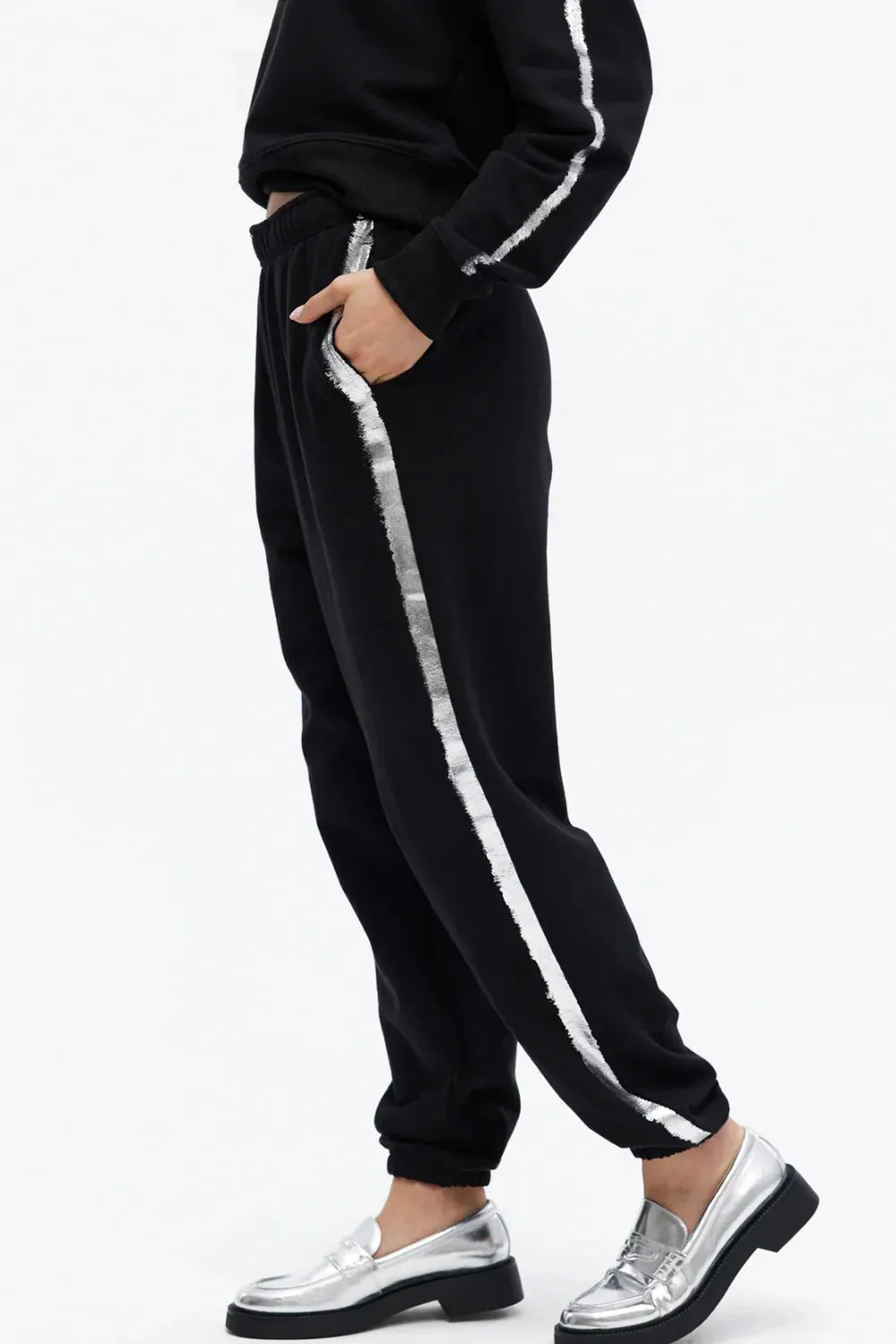 Chanel Metallic Tipped Sweatpants
