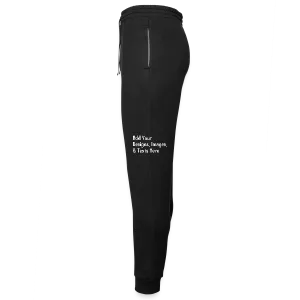 Customizable Unisex Joggers add your own photos, images, designs, quotes, texts and more