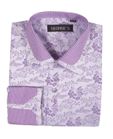 Fortino Landi AH622-LAV Mens Shirt