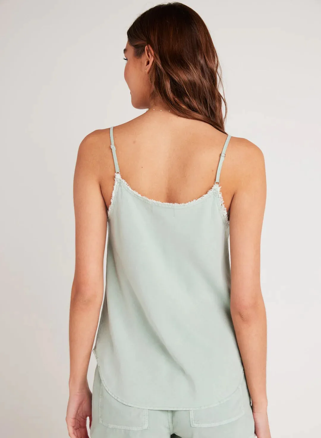 Frayed Edge Camisole Oasis Green