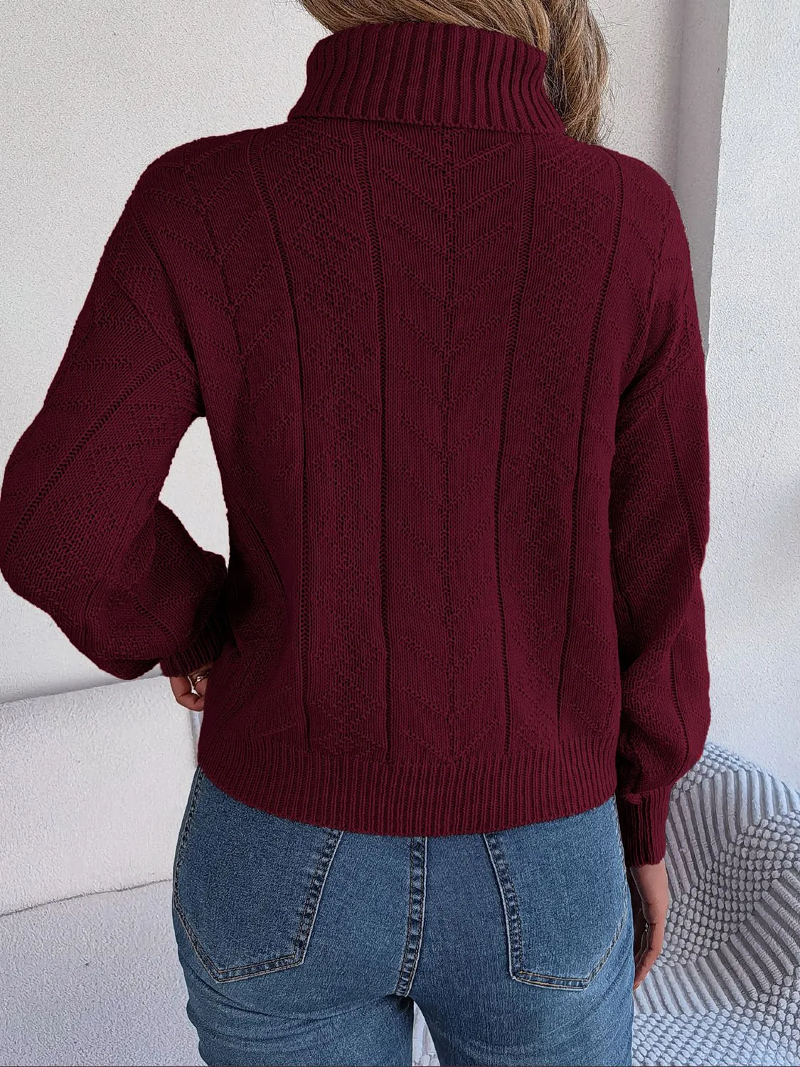 Getting Cozy Turtleneck Sweater