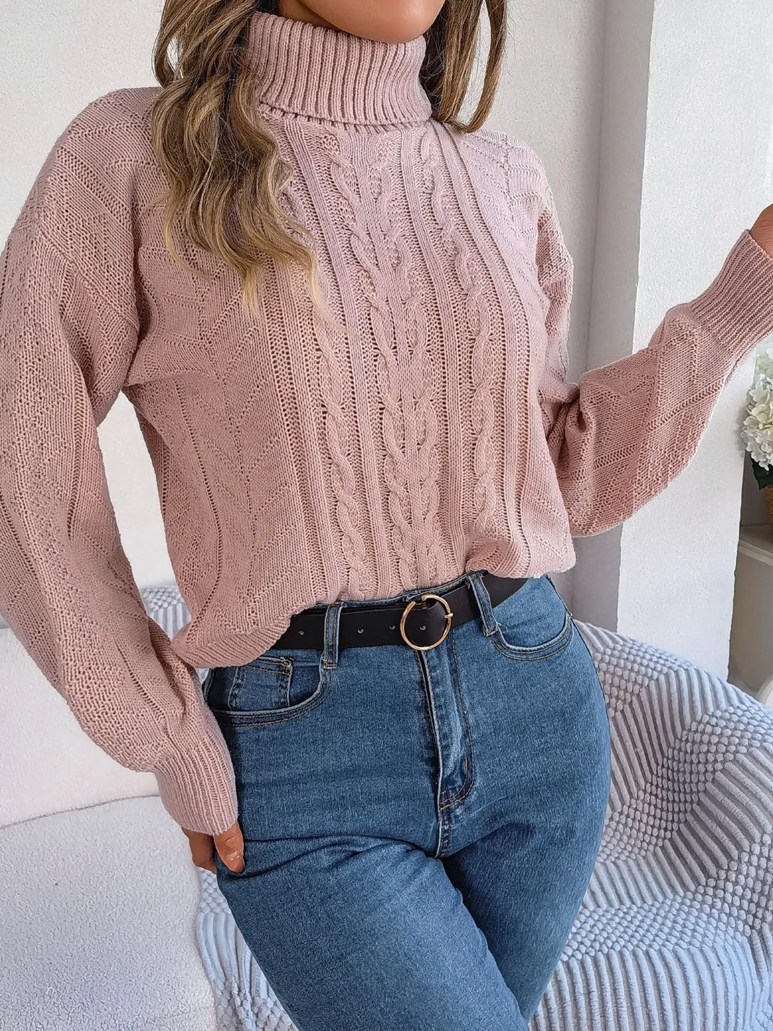 Getting Cozy Turtleneck Sweater