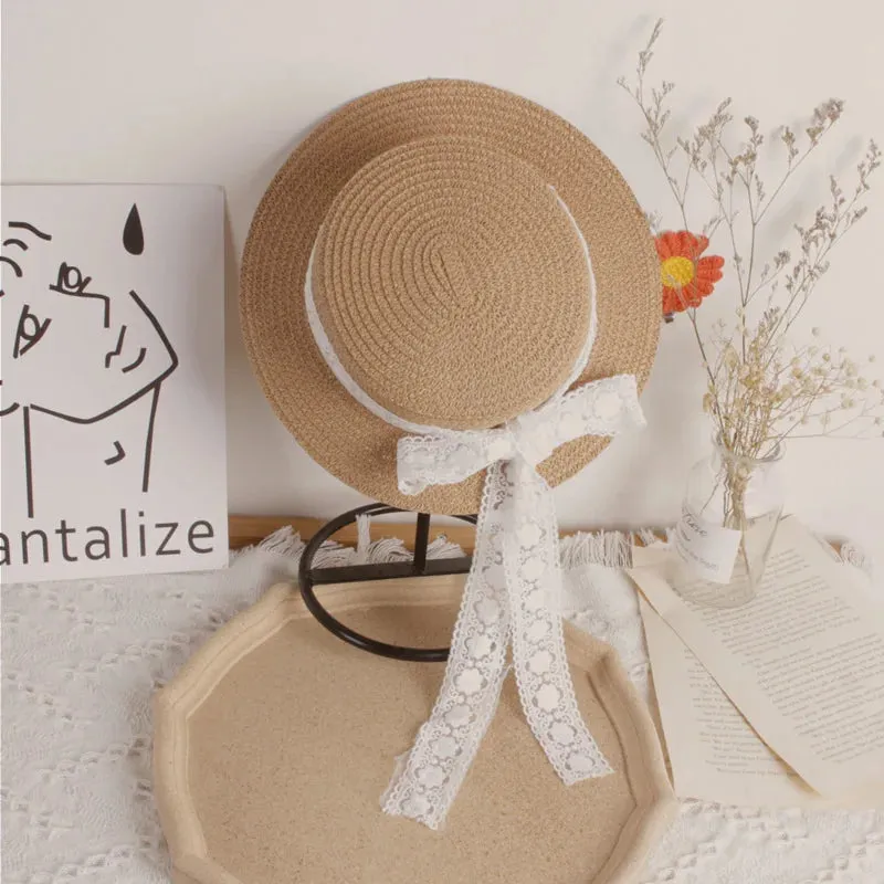 Lace Straw Hat