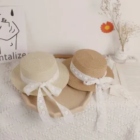 Lace Straw Hat