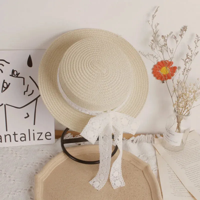 Lace Straw Hat