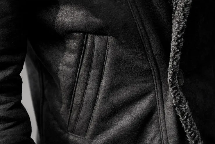 Male Casual Vintage Warm Jacket