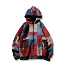 Men's Autumn Plaid Warm Woolen Jacket