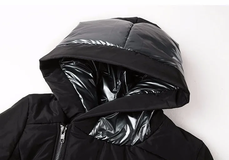 Men's Warm Hooded Loose Winter Jacket
