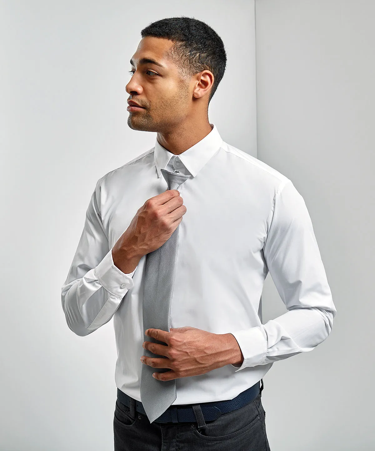 Orange - 'Colours Originals' fashion clip tie