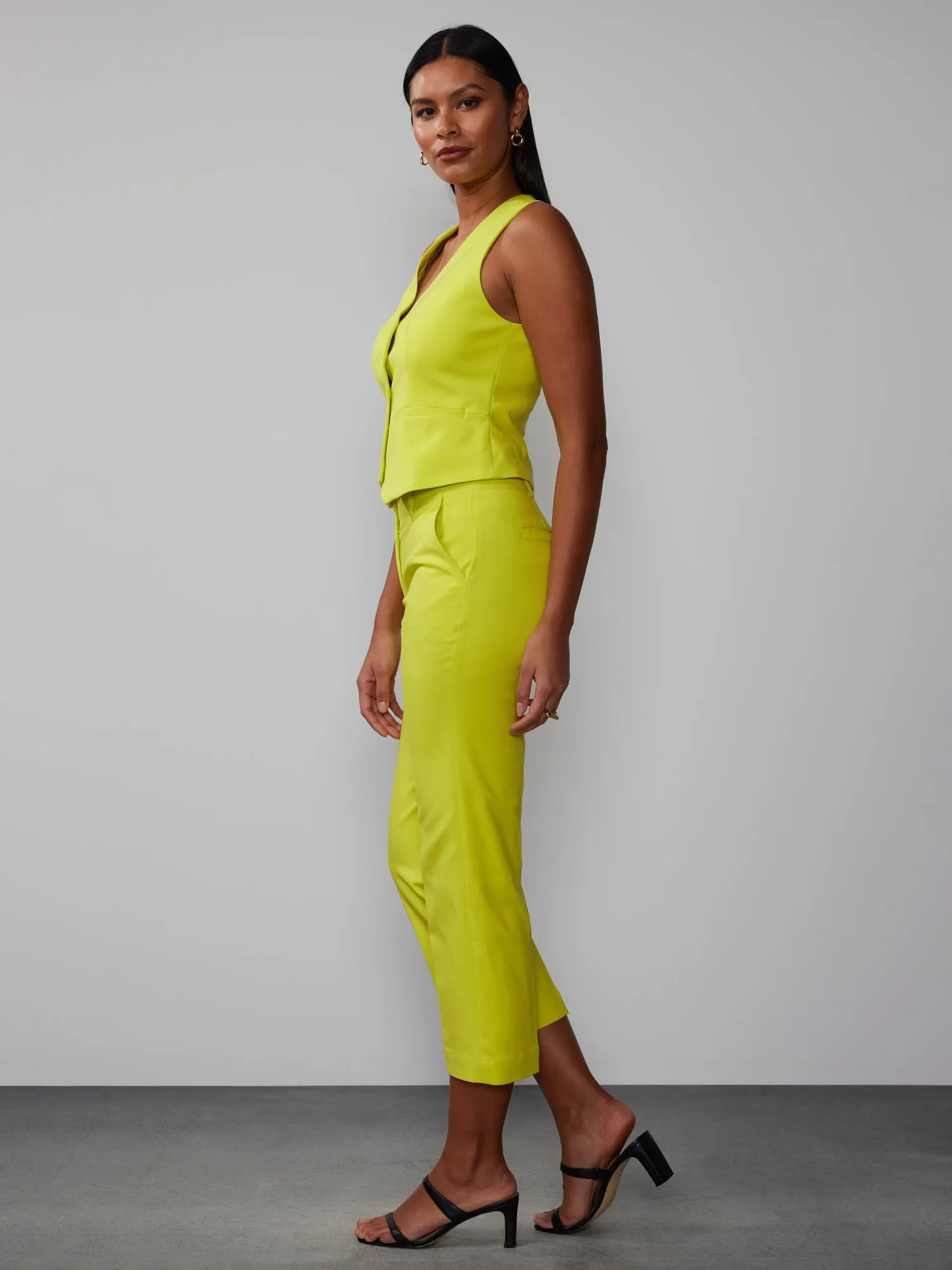 Petite Straight Leg Ankle Pant