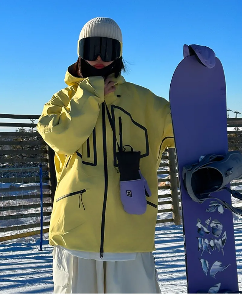 Ski Wear 3L Reversible Reflection Unisex Ski Jacket