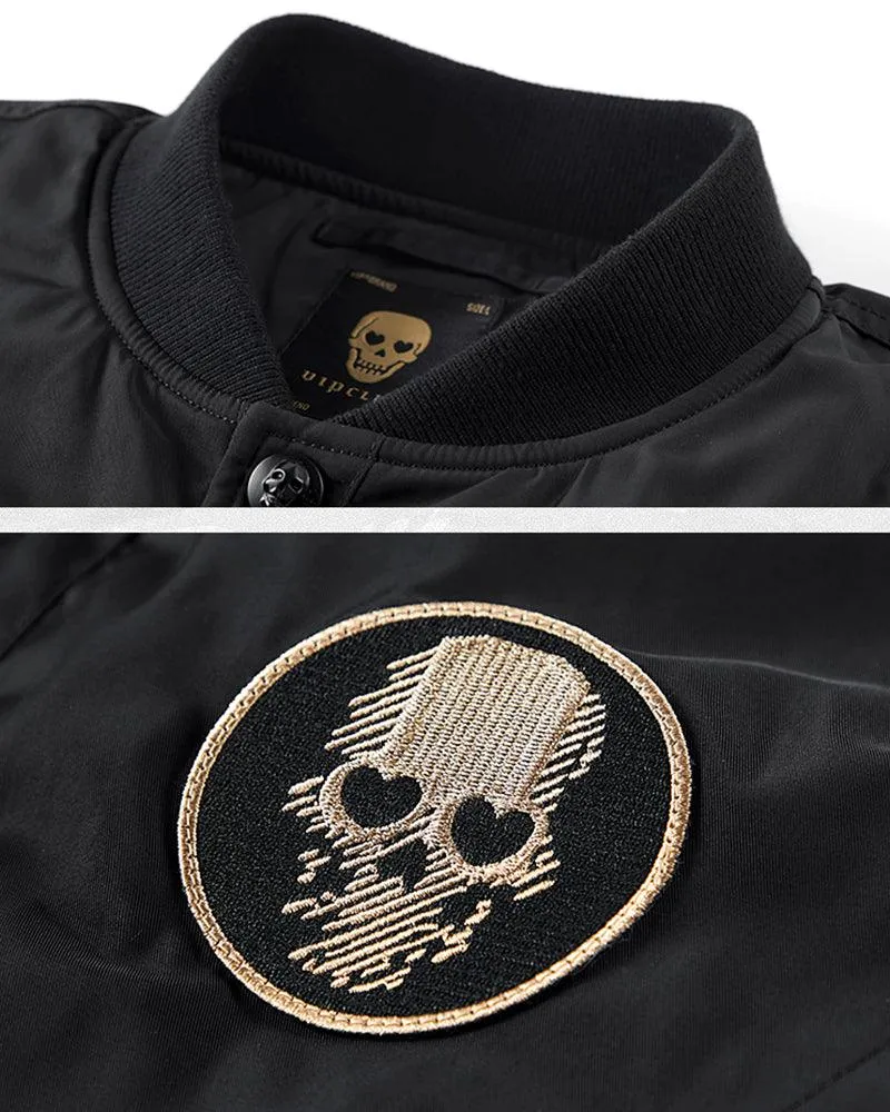 Techwear Winter Skull Bomber Jacket