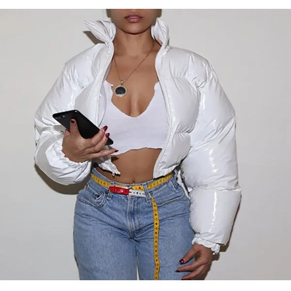 Women Warm Short Candy Colors Jackets